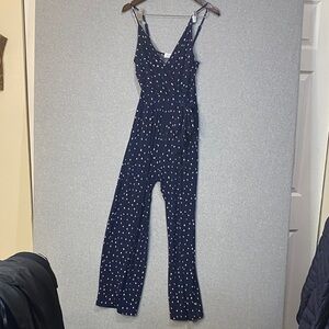 Kaileigh Spring time Navy Jumpsuit